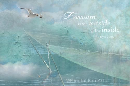 freedom is the outside of the inside